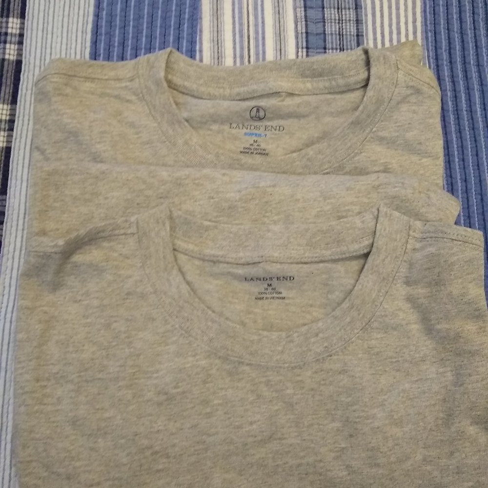 Lands End Long Sleeve Shirts Mens Med  NEW